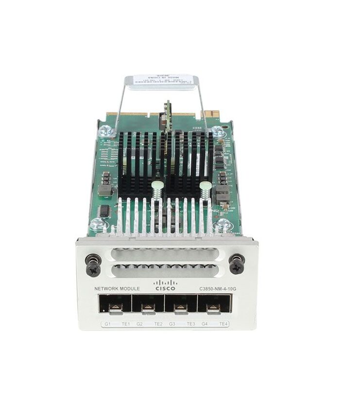 A Cisco C3850-NM-4-10G Network Module
