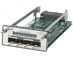 A Cisco C3KX-NM-10G Network Module