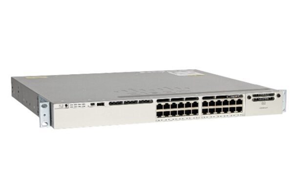 A Cisco WS-C3850-24T-L 24-Port Switch