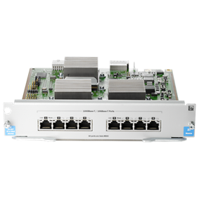 An Aruba J9538A 8-Port Switch Module