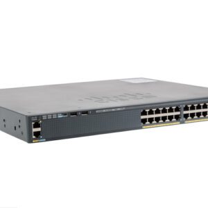 A Cisco WS-C2960X-24PS-L 24-Port Switch