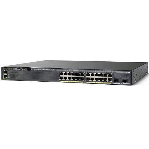 A Cisco WS-C2960X-24TS-L 24-Port Switch