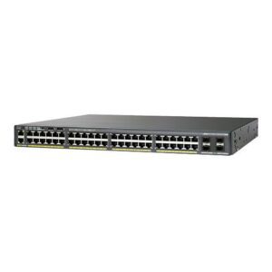 A Cisco WS-C2960X-48FPS-L 48-Port Switch