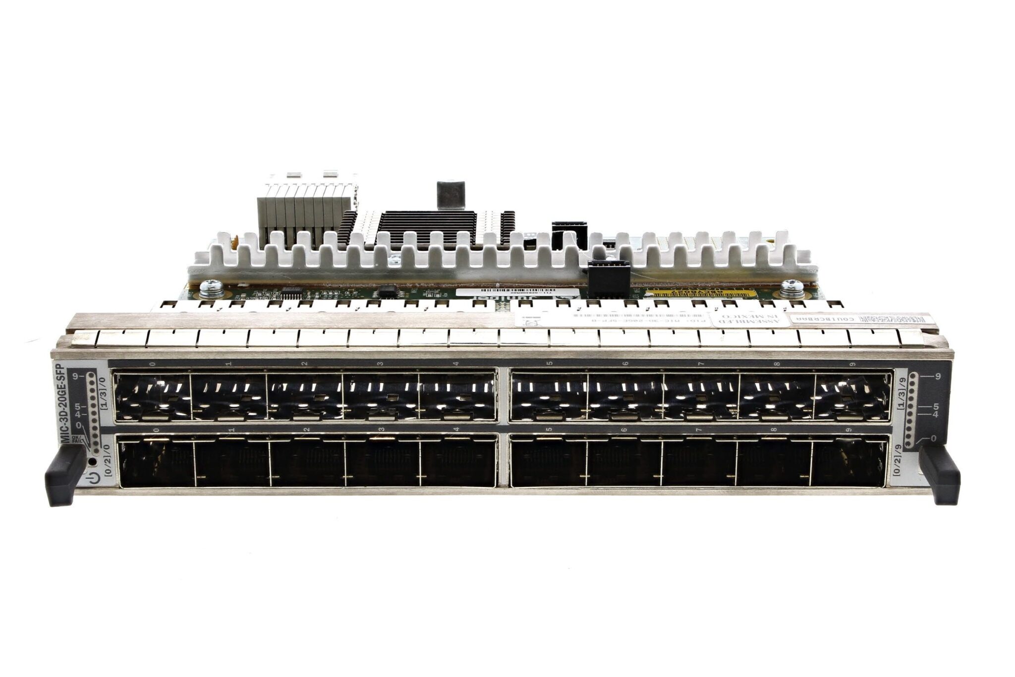 Модуль 20. Mic-3d-20ge-SFP. Mic-3d-20ge-SFP нумерация портов. Juniper MPC-20ge. Juniper MPC-3d 20ge.