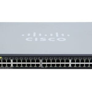 A Cisco SG350X-48P-K9 48-Port Small Business Switch