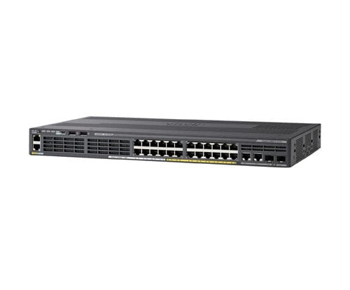 A Cisco WS-C2960X-24PSQ-L 24-Port Switch