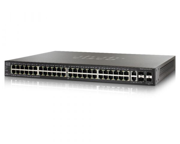 A Cisco SG550X-48P-K9 Small Business Switch