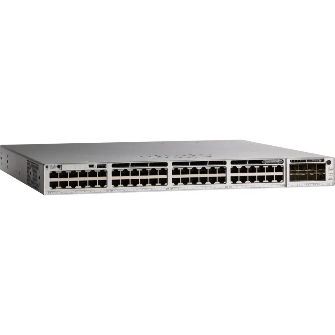 A Cisco C9300-48P-A 48-Port Switch