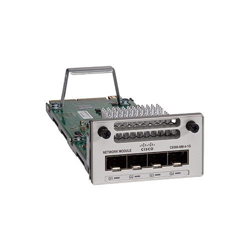 A Cisco C9300-NM-4G 9300 Series Network Module