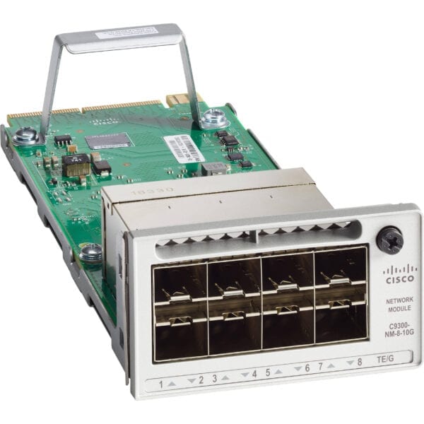 A Cisco C9300-NM-8X 9300 Series Network Module