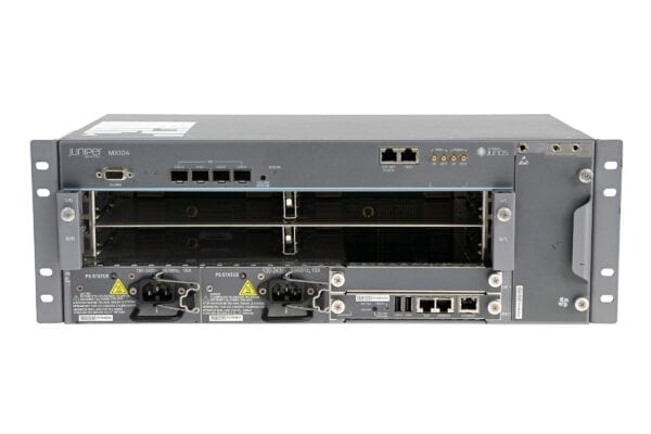 A Juniper MX104-AC Universal Edge Router