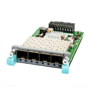 A picture of the front of an industrial ethernet card.